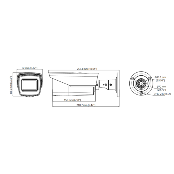 TVI 500MP 2.7-13.5mm可調變焦攝影機 <BR>HVC8517902F13 - Image 2
