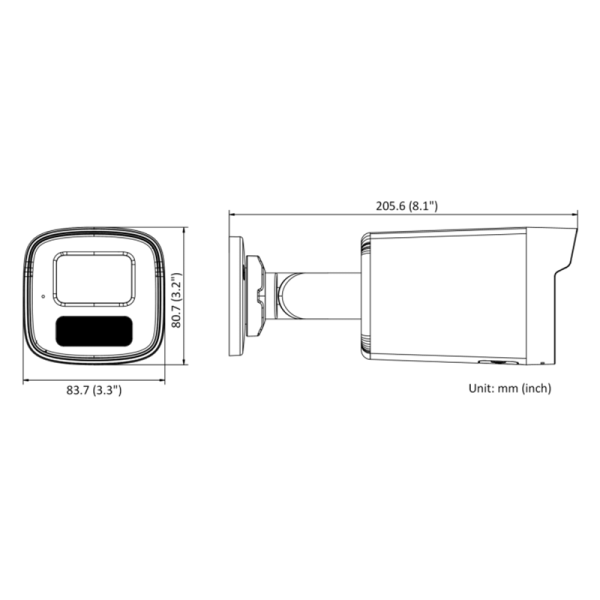 2MP全彩中管槍型網路攝影機 <BR>HVI207301