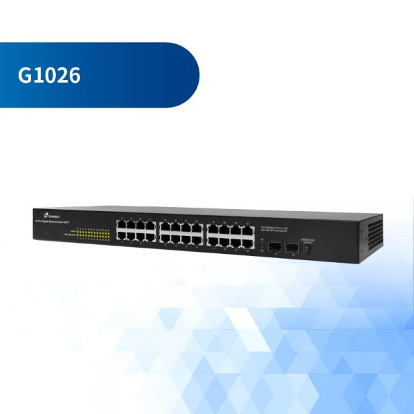 G1026－26埠機架型無網管超高速乙太網路交換器