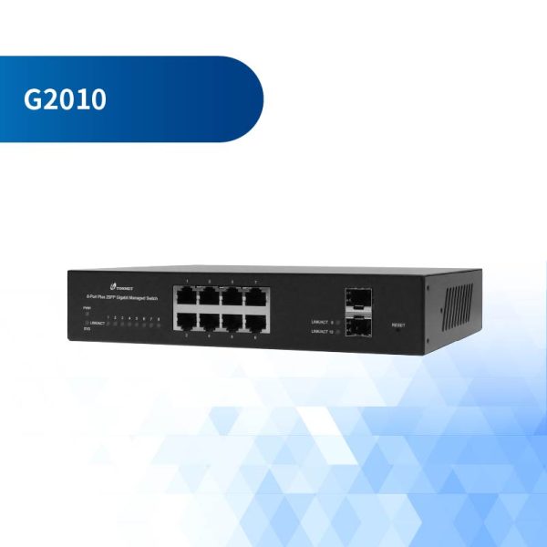 G2010－8埠桌上型超高速乙太網路交換器