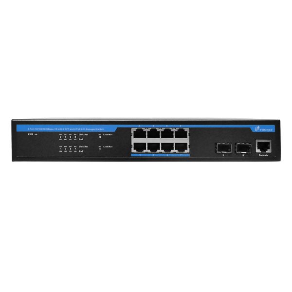 8埠+ 2埠 網管型匯聚交換機 <br>TPM0802-130