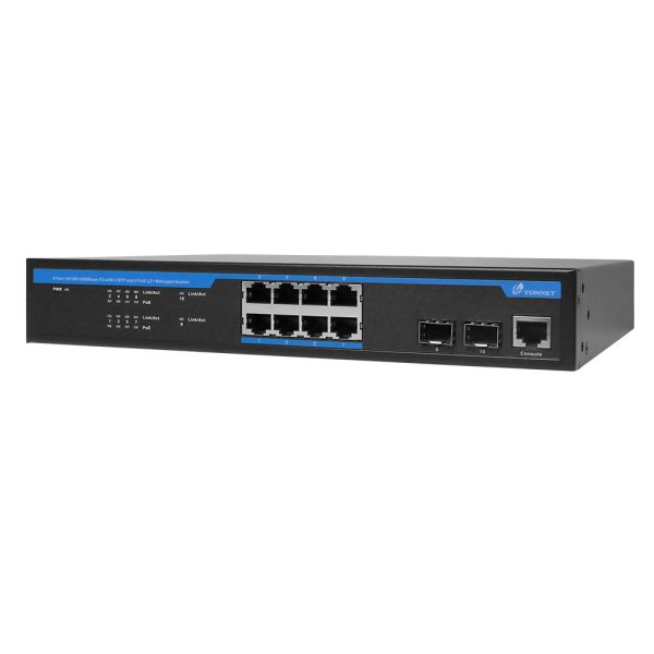 8埠+ 2埠 網管型匯聚交換機 <br>TPM0802-130 - Image 3