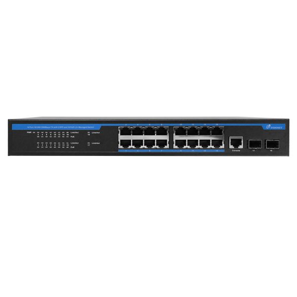 16埠+ 2埠 SFP網管型匯聚交換機 <br>TPM1602-270
