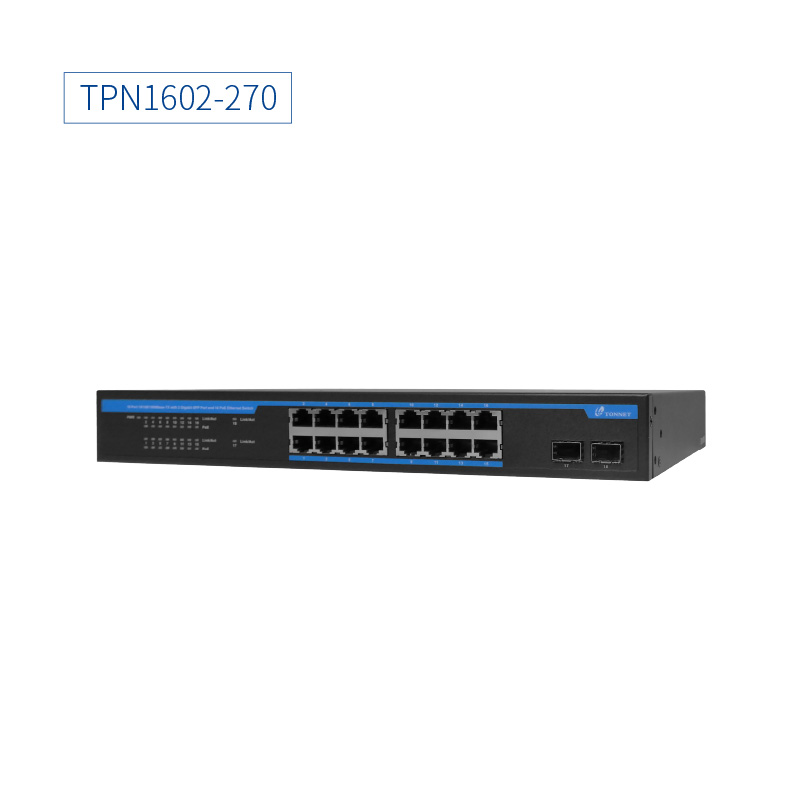 TPN1602-270-16埠非網管PoE網路交換器