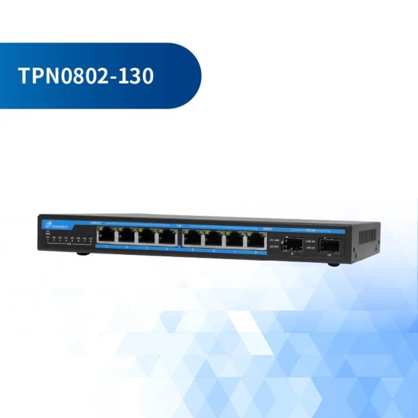 TPN0802-130－8埠非網管PoE網路交換器