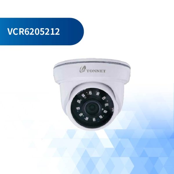 VCR6205212－200萬畫素TVI同軸音頻室內半球型紅外線攝影機